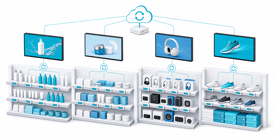 Display & ESL Synchronization